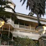 March 13, 2004. PortauPrince, Haiti. Main entry to the Hotel Oloffson, built as a private residen