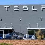 Mesa,,Az,-,Sept,08,2024:,Tesla,Ev,Cars,Parked